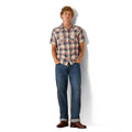 Retro Haines Fitted Snap Shirt