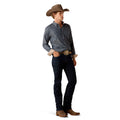 Wrinkle Free Ariat Solid Pinpoint Oxford Fitted Shirt