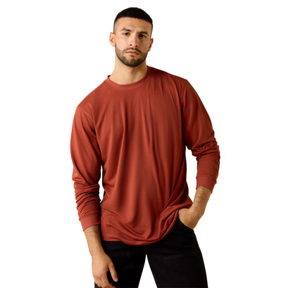 Rebar Heat Fighter Label Long Sleeve T-Shirt