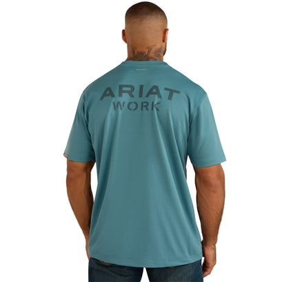 Rebar Heat Fighter Textured Logo T-Shirt