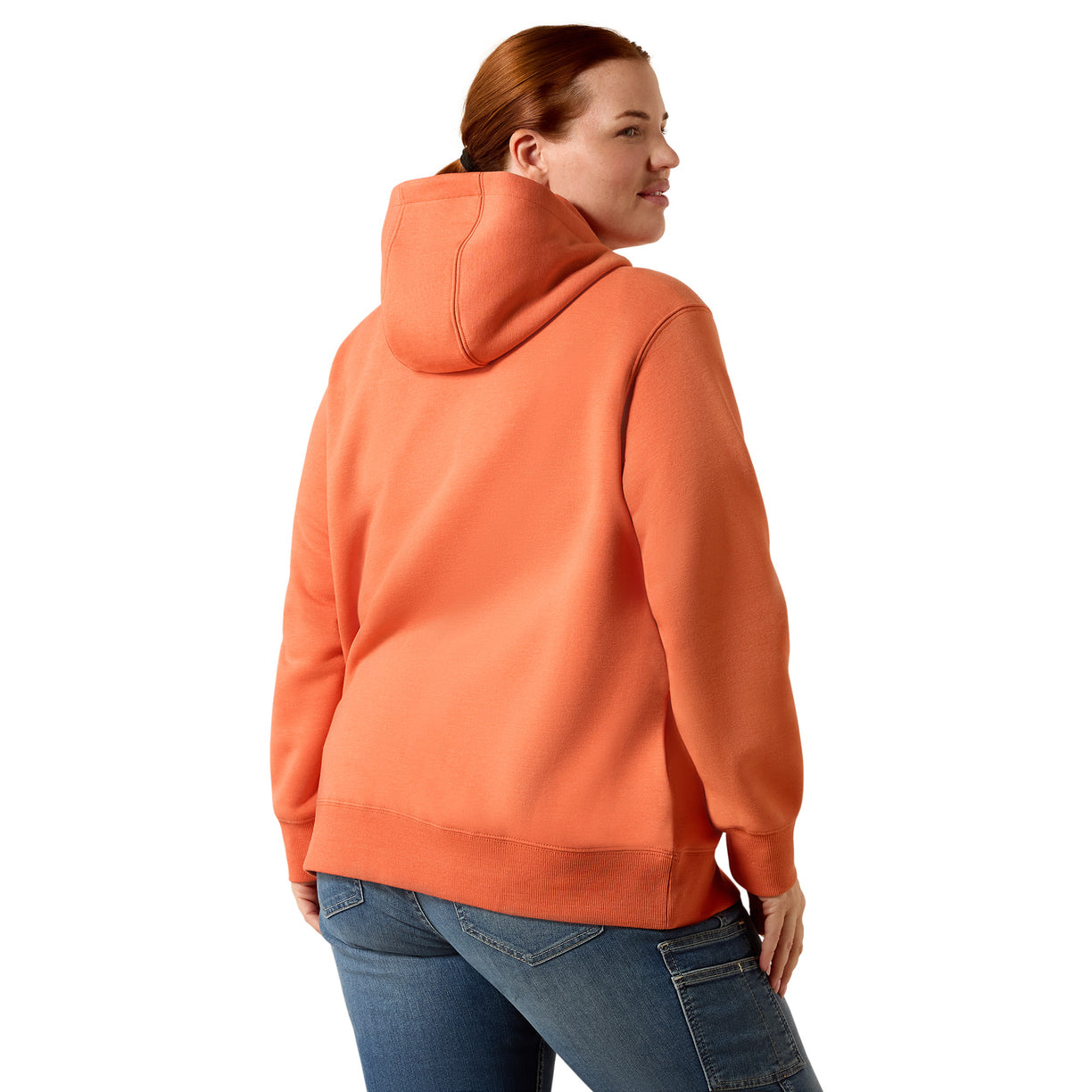 Rebar Lightweight Logo 1/2 Zip Hoodie