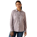 Ariat Rebar Made Tough VentTEK DuraStretch Work Shirt in light purple with double chest pockets