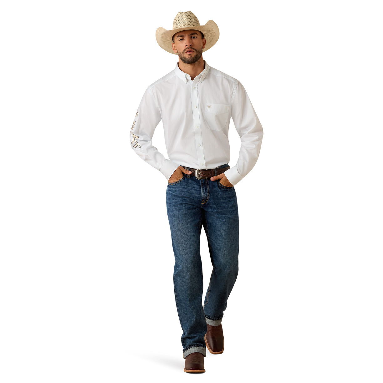 Team Logo Lightweight Twill Classic Fit Shirt