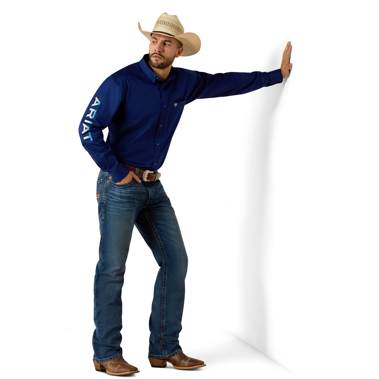 Team Logo Lightweight Twill Classic Fit Shirt