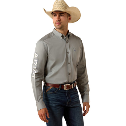 Team Logo Lightweight Twill Fitted Shirt