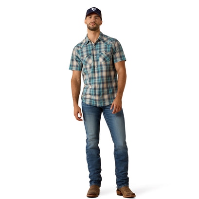 Retro Halden Fitted Snap Shirt