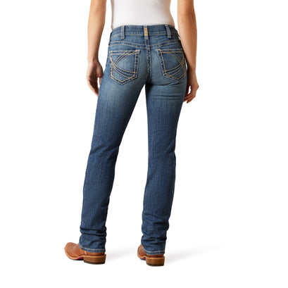Mid Rise Estelle Straight Leg Jeans
