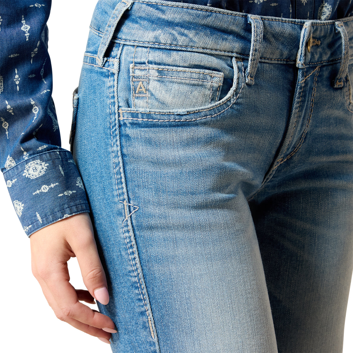 Mid Rise Clara Trouser Jeans