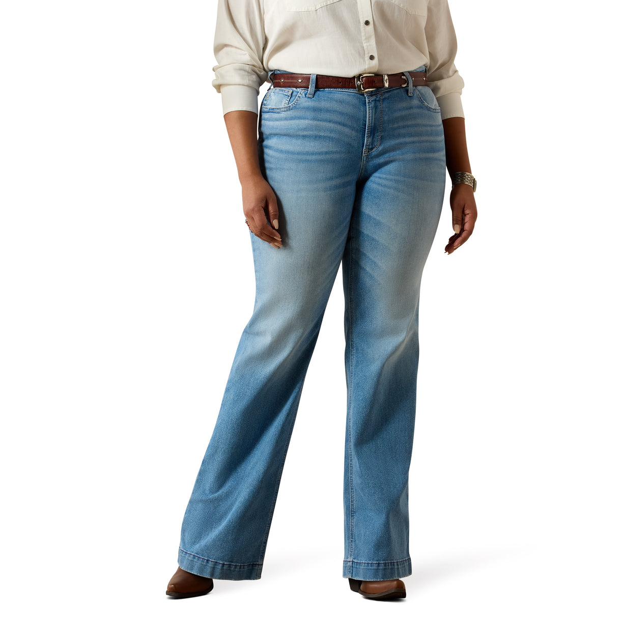 Mid Rise Clara Trouser Jeans