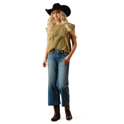 Perfect Rise Jazmine Wide Leg Crop Jeans
