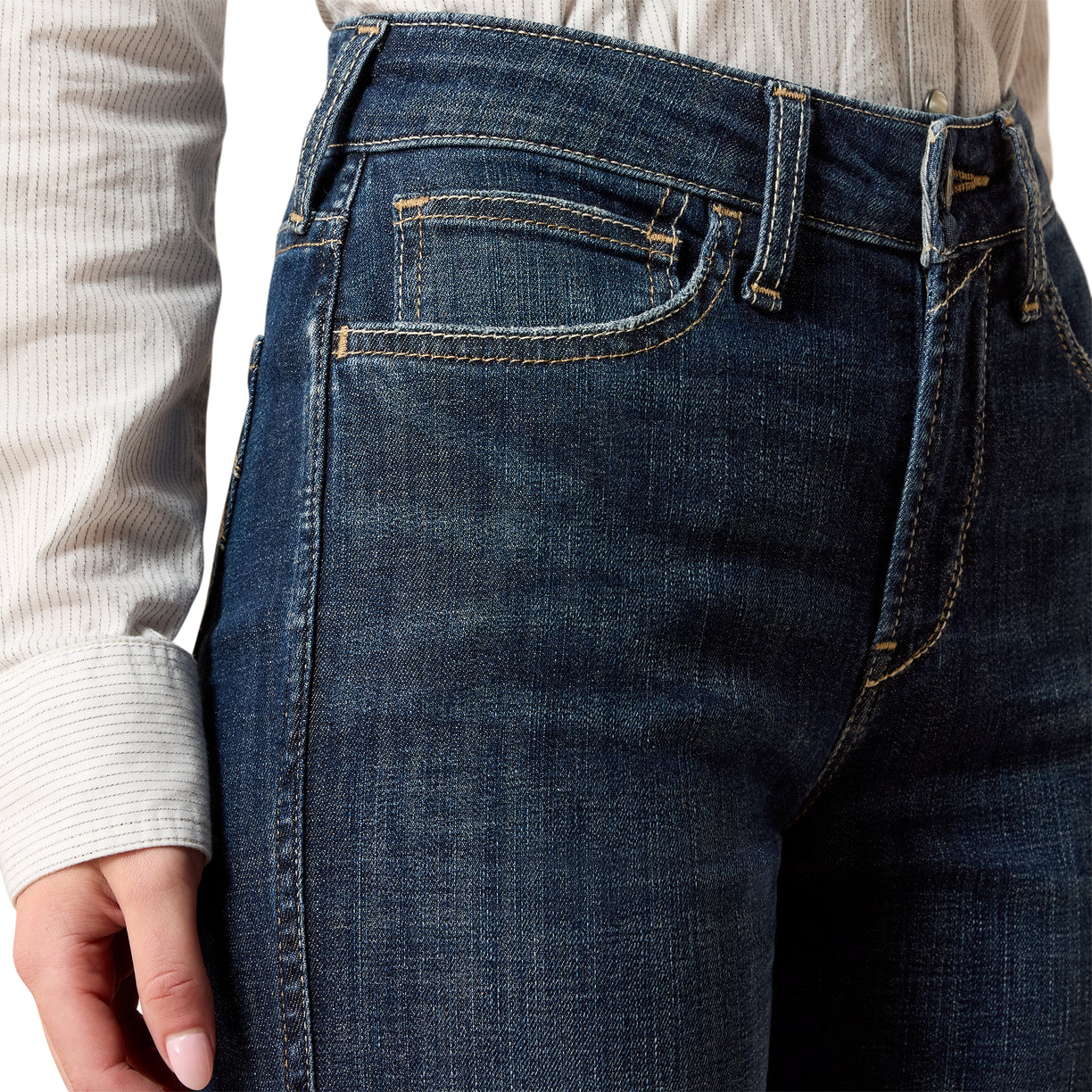 High Rise Vivienne Slim Trouser Jeans