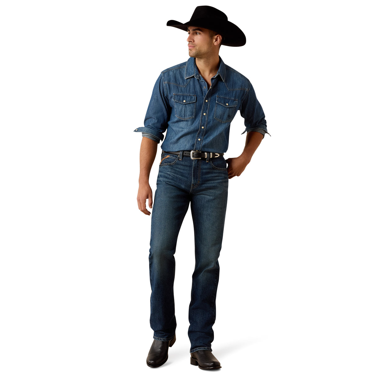 M7 Slim Ray Classic Rise Pro Series Straight Leg Jeans