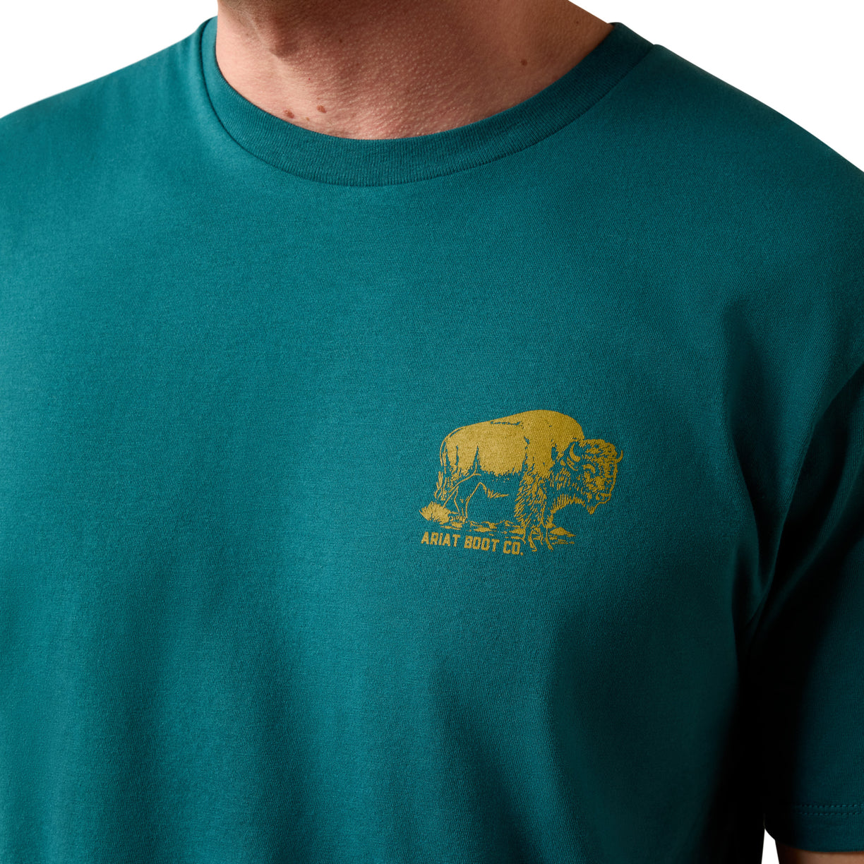 Ariat Bison Wander Flag Classic Fit T-Shirt