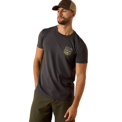 Ariat Stripe Patriotic Badge T-Shirt