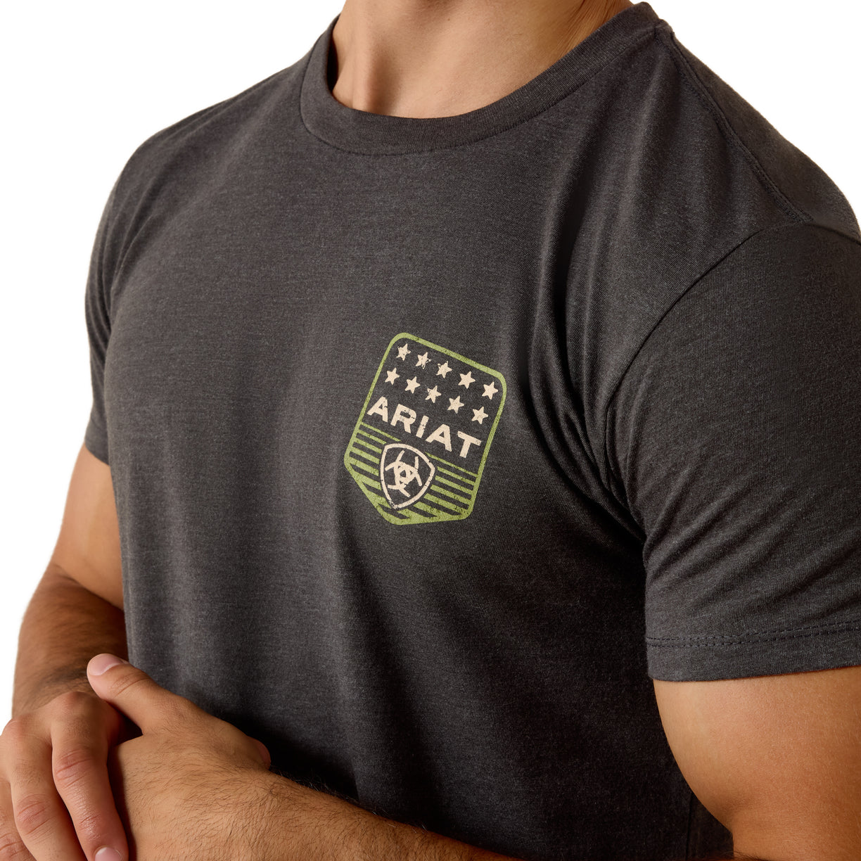 Ariat Stripe Patriotic Badge T-Shirt