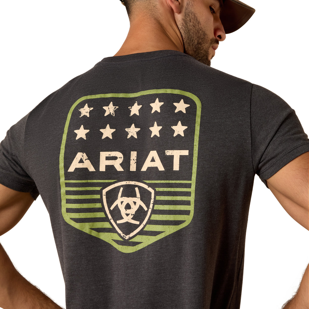 Ariat Stripe Patriotic Badge T-Shirt
