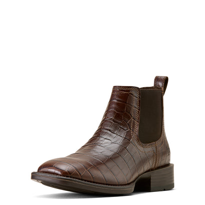 Booker Chelsea Wide Square Toe Western Boot