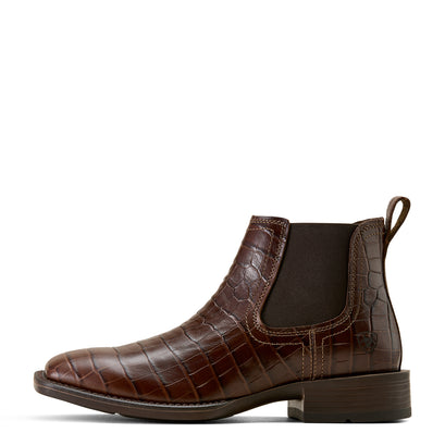 Booker Chelsea Wide Square Toe Western Boot