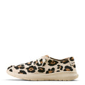 Leopard print sneaker on a white background