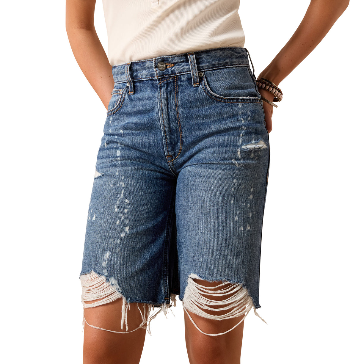 Ultra High Rise Relaxed Tomboy 10" Shorts