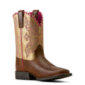 Sundown Wide Square Toe Western Boot