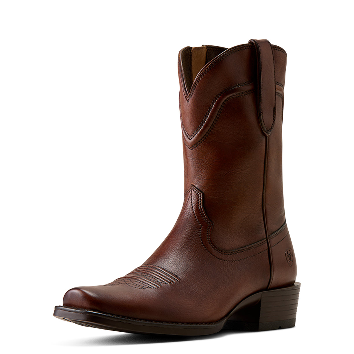 Brown Ariat cowboy boot