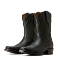 Black Ariat cowboy boot with square toe and pull straps – shown as a pair