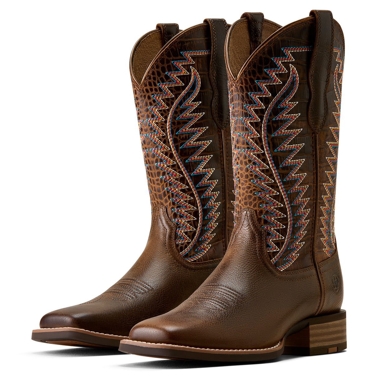 Monte Vista Wide Square Toe Western Boot