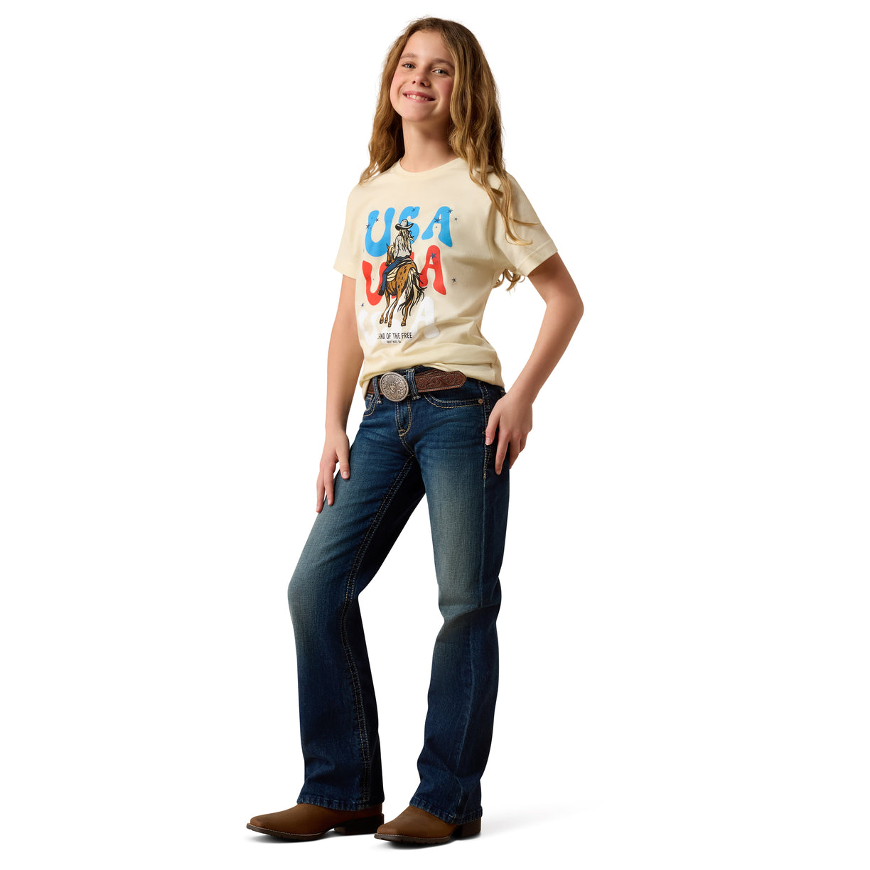 USA Cowgirl Tee