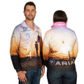 Ariat Unisex Adult's Fishing Shirt in Outback Cowgirl print - Pair