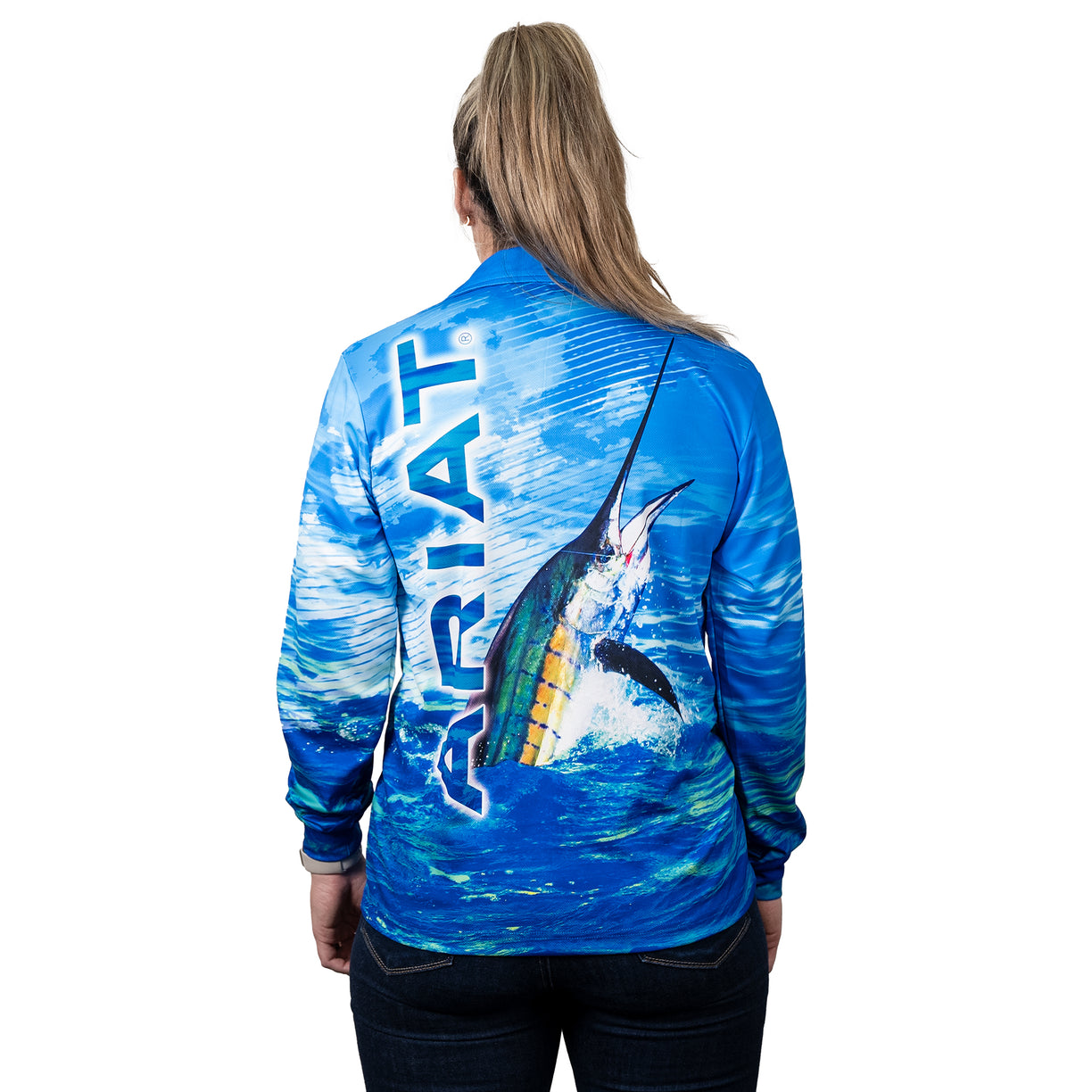 Ariat Adult Fishing Shirt - Mr Marlin Pattern