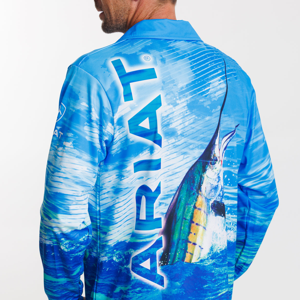 Ariat Adult Fishing Shirt - Mr Marlin Pattern