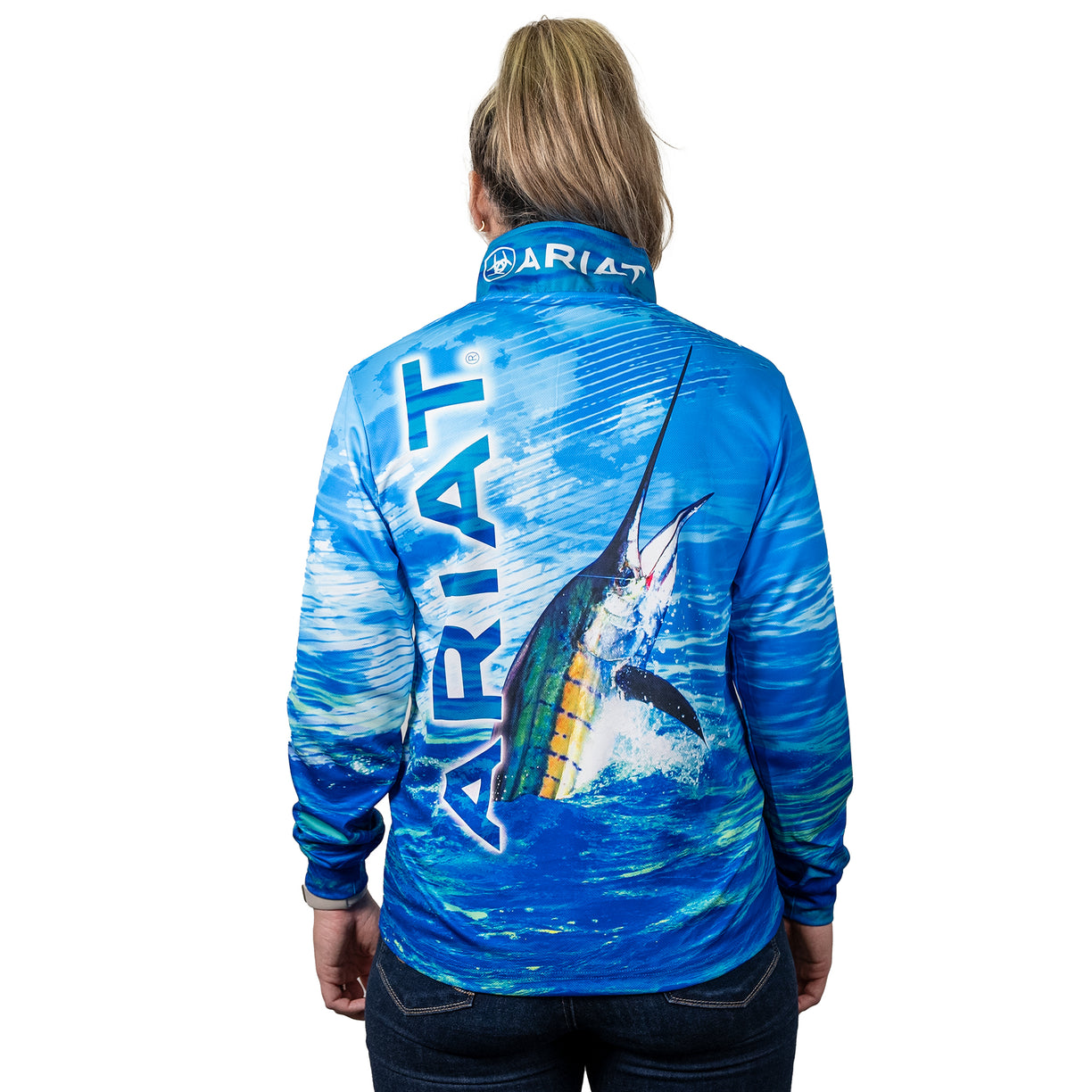 Ariat Adult Fishing Shirt - Mr Marlin Pattern