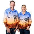 Ariat Adult Fishing Shirt - Windmill Pattern
