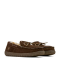Ariat Men's Harrison Moccasin Slipper in dark brown leather - Pair
