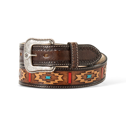 Hand Painted Southwestern Pattern Belt