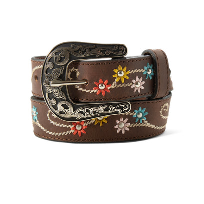 Embroidery Flowers Belt