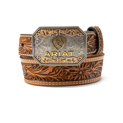 Floral Tooled Belt