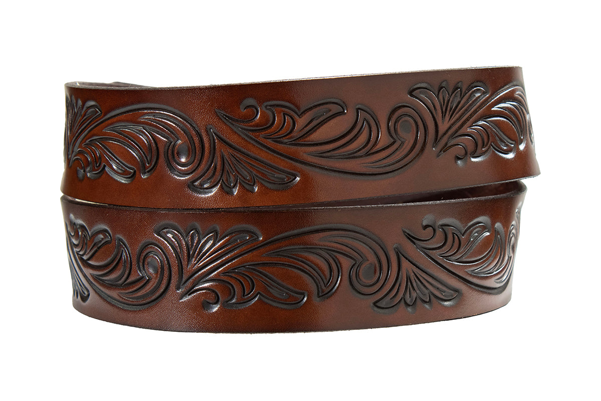 Floral Embossed Belt