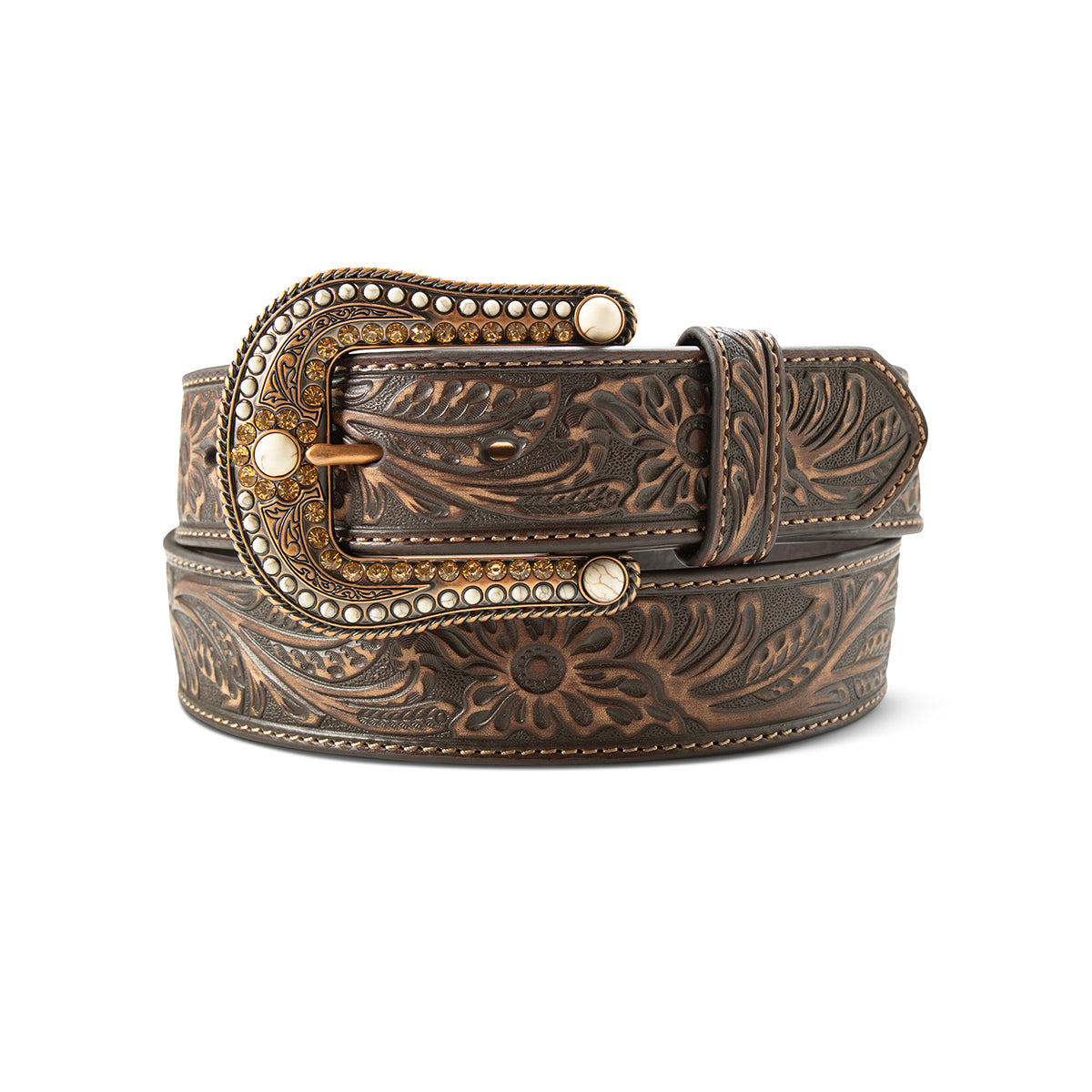 Floral Embossed Belt