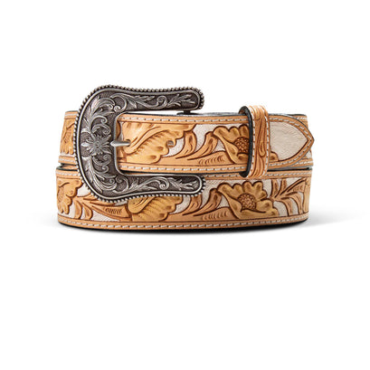 Metallic Flowers Belt