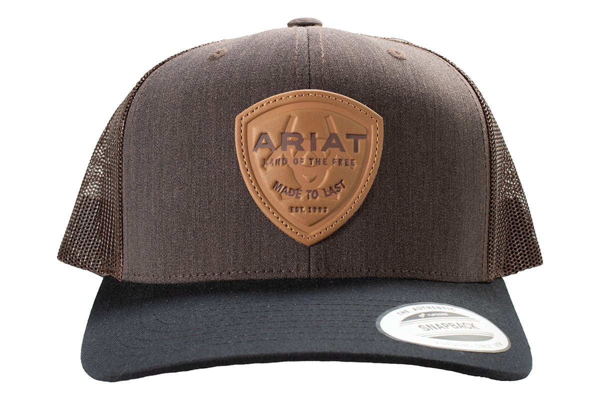 Made To Last Mesh Brown Snap Back Cap