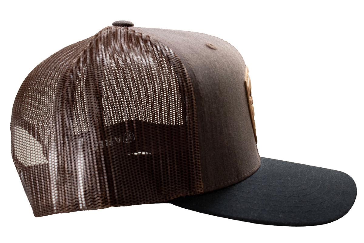 Made To Last Mesh Brown Snap Back Cap