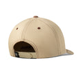 Patch Fabric Khaki Snap Back Cap