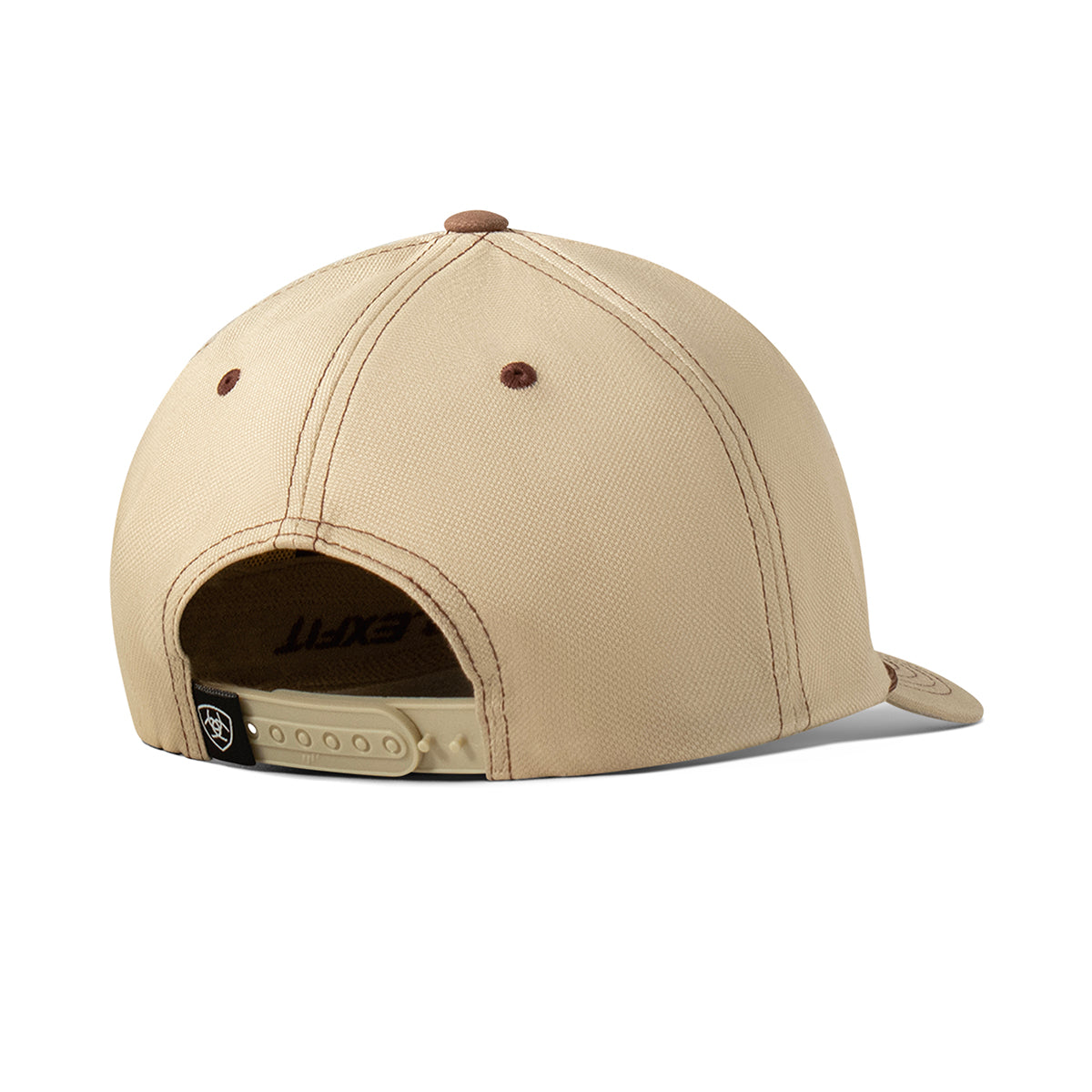 Patch Fabric Khaki Snap Back Cap