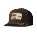 Flag Patch Mesh Brown Snap Back Cap