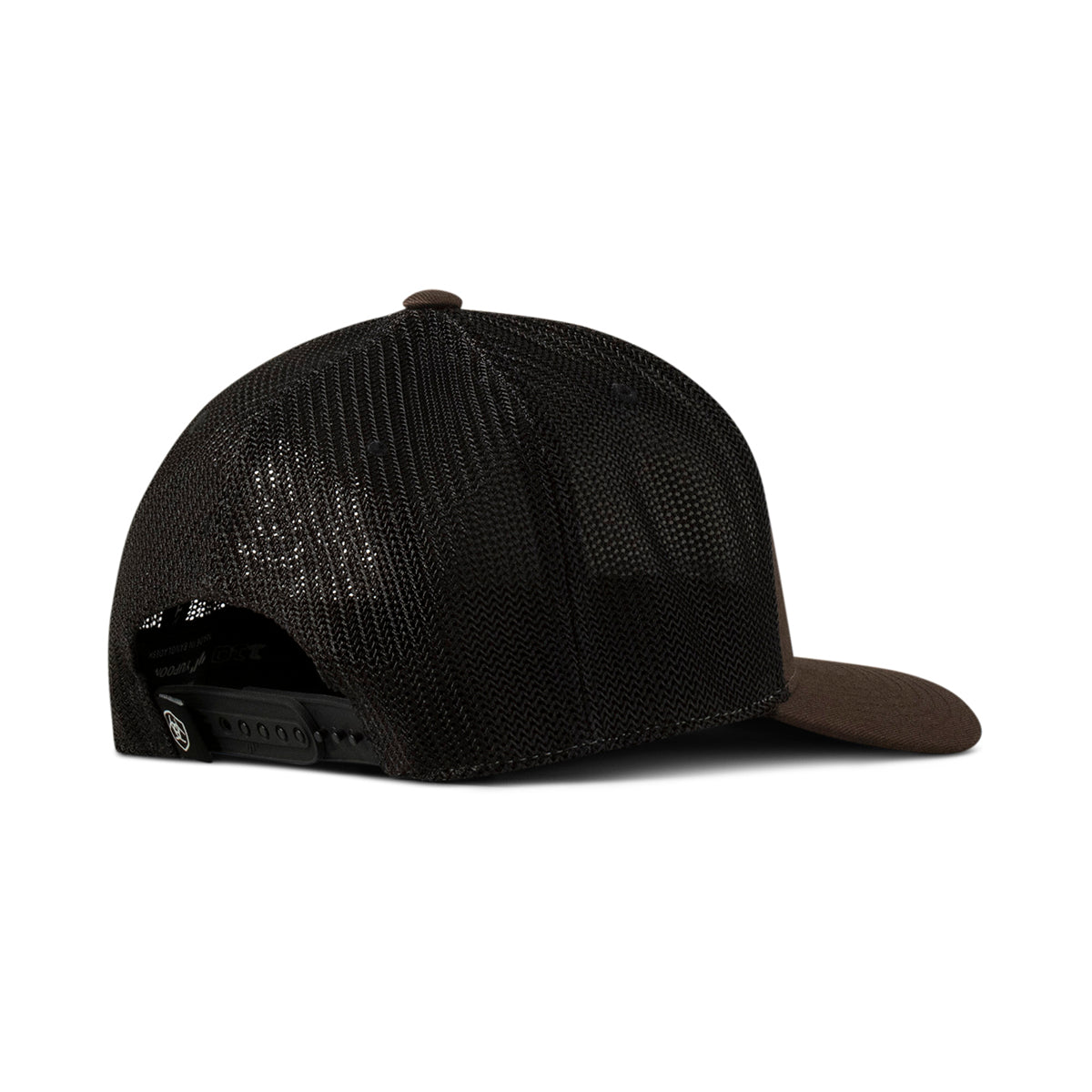 Flag Patch Mesh Brown Snap Back Cap