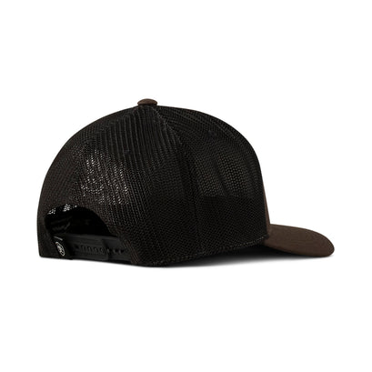 Flag Patch Mesh Brown Snap Back Cap