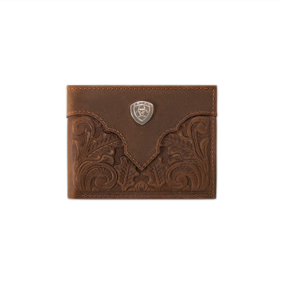 Overlay Embossed Bifold Wallet