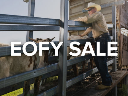 Ariat EOFY SALE - Farmer working on his cattle station wearing Ariat Workshirt and Jeans